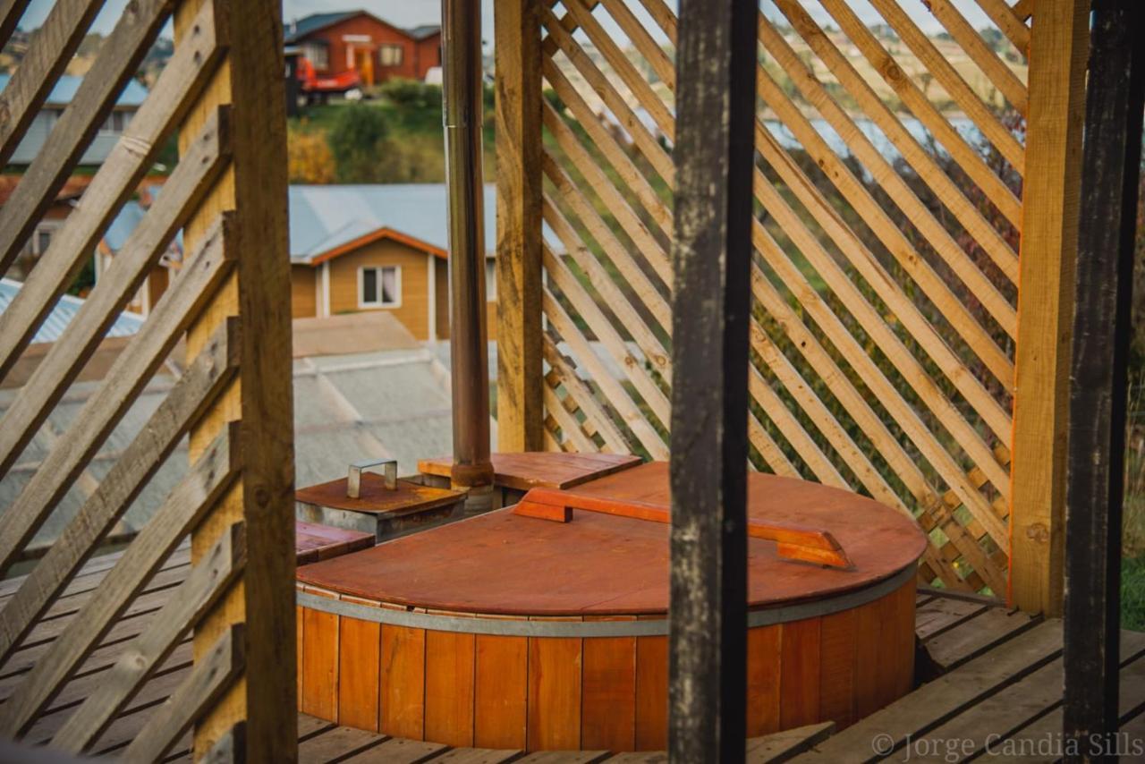 Cabanas Reflejo De Luna Castro Esterno foto
